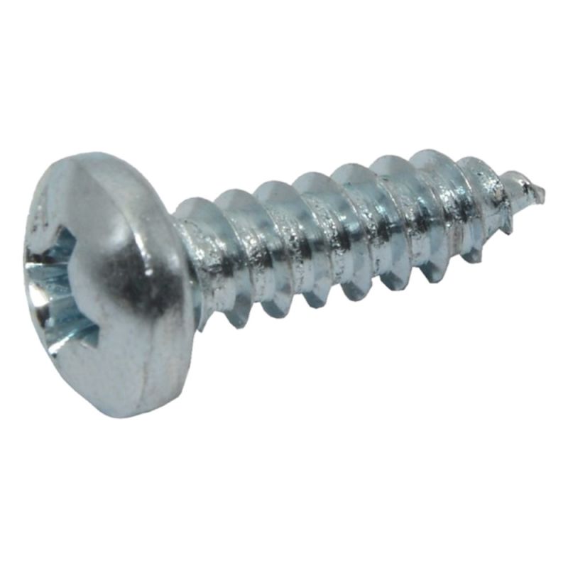 Viti Autofilettanti Per Lamiera, Testa Tonda, #8 X 1 Pollice, Acciaio Inox, Confezione Da 25