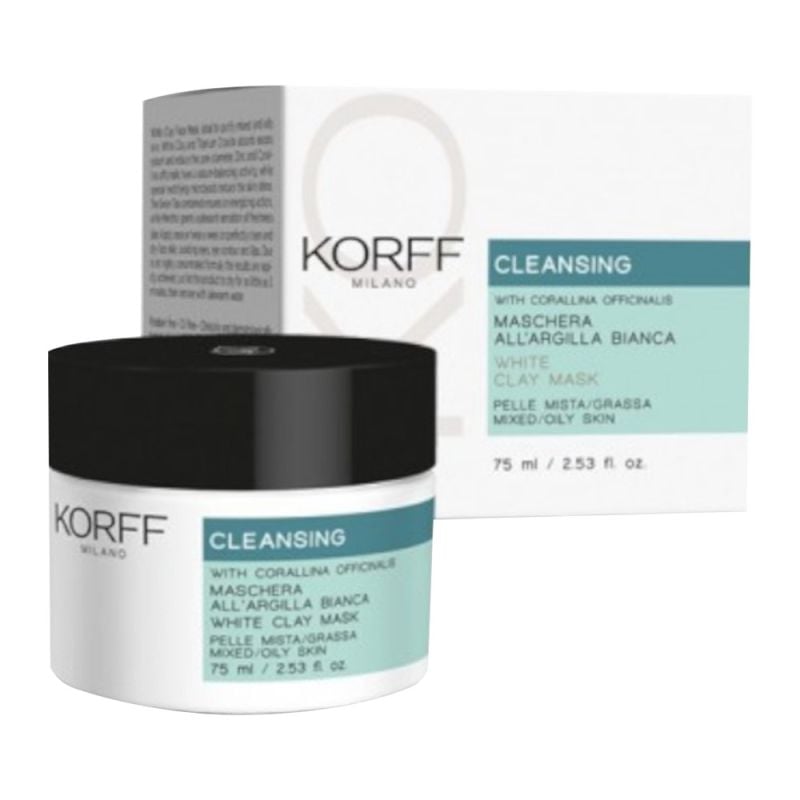 Face mask, for combination to oily skin, Korff Cleansing Whi