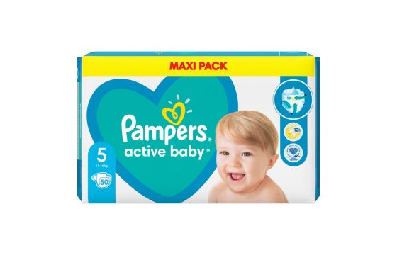 Diaper Pampers Active Baby Size (11-16 kg), 50 pieces Me
