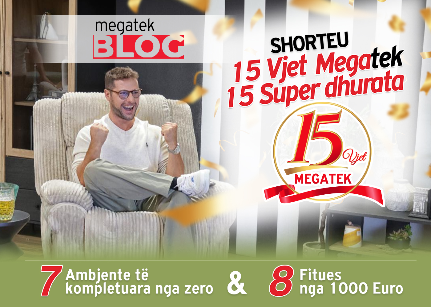 Shorteu i Madh "15 Vite Megatek" - Hipermarketi më i madh në rajon festoi me plot dhurata, fitues dhe më shumë angazhim për komunitetin